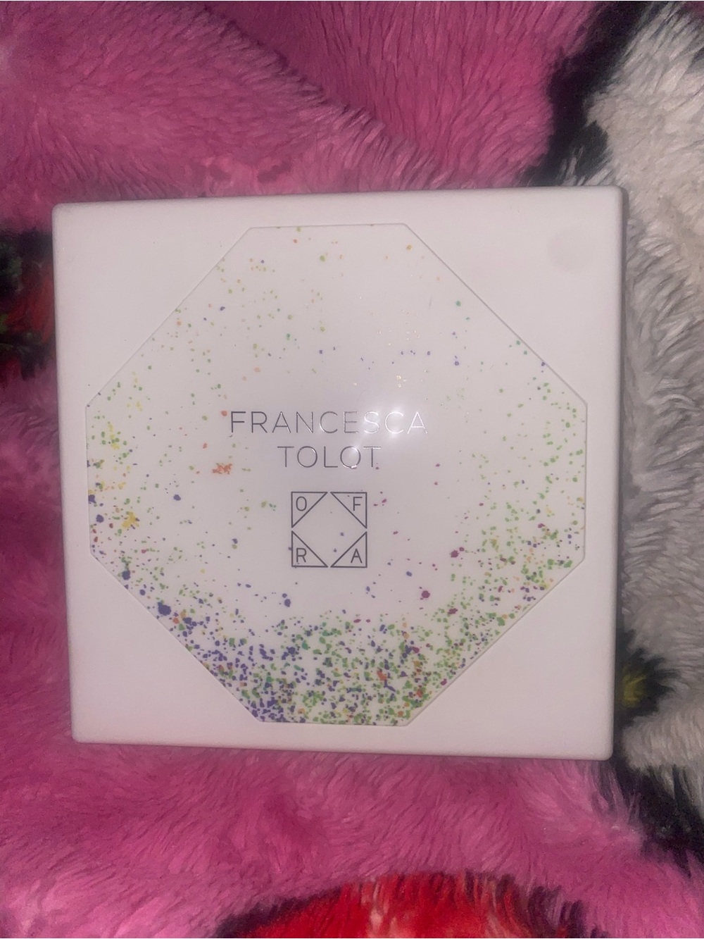 Francesca Tolot OFRA Palette - White with Multicolor Speckle
